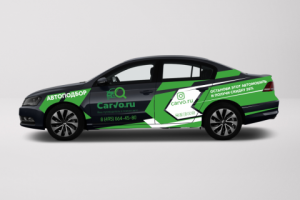 Брендирование автомобиля для компании CarVo