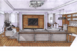 форэскиз интерьера