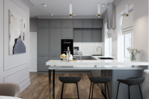 Дизайн кухни гостиной