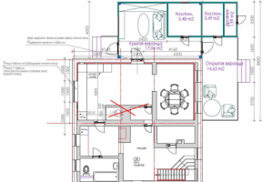 Проект перепланировки старого деревянного дома с цок. этажем