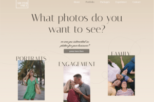 Сайт для фотографа