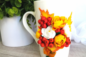 Кружка с декором