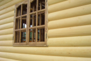 Деревянный блок хаус