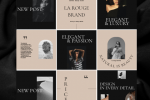 Оформление ленты инстаграм для салона красоты