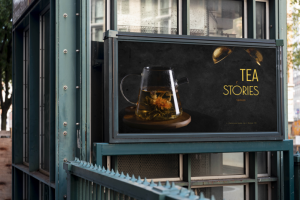 Билборд для чайной TEA STORIES