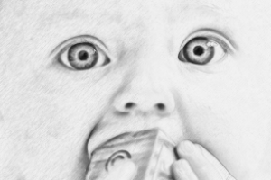 Имитация рисунка карандашем 05