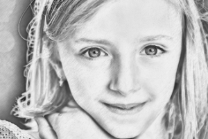 Имитация рисунка карандашем 04