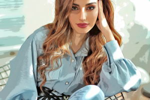 Имитация портрета маслом 05