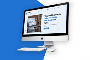 Polar Лендинг для бизнес компании