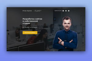 Landing Page WEB-разработчика