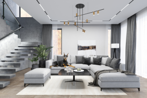 Гостиная в частном доме