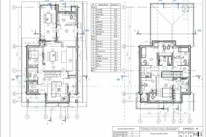 Планировка коттеджа. План расстановки мебели
