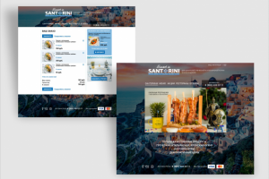 Дизайн сайта доставки греческой еды