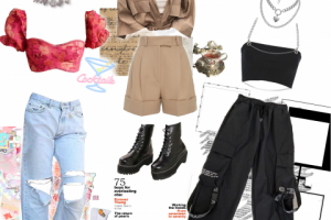 Коллаж одежды