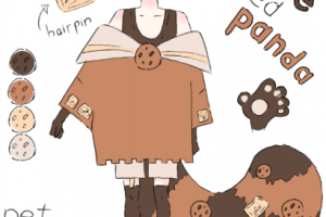 Печеньковая красная панда (можно купить за 1к)