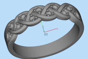 Кольцо с камнями