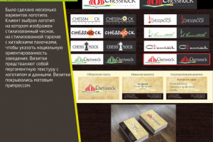 Лого и визитки для ресторана Chessnock