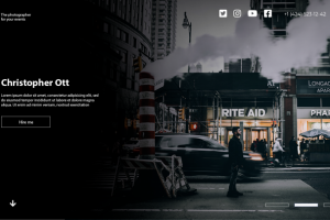 Дизайн landing-page фотографа