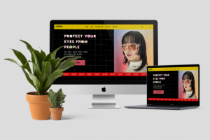 Дизайн сайта для бренда солнцезащитных очков