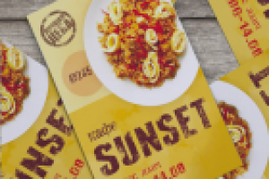 дизайн рекламного флаера