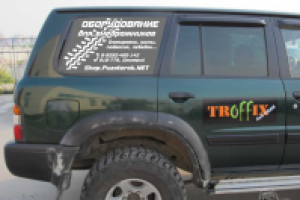 Наклейка на стекло