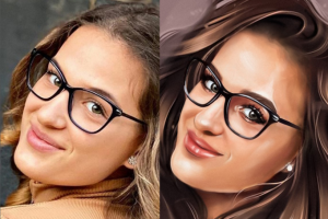 Цифровой рисунок под печать на холсте.