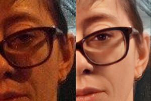 реставрация фотографии с прорисовкой