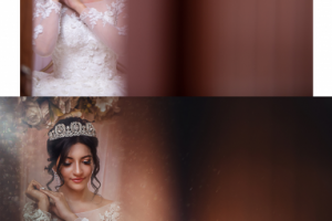 художественная обработка свадебной фотографий