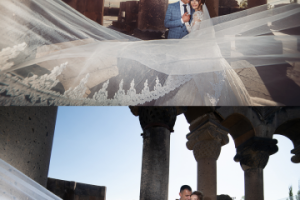 художественная обработка свадебной фотографий