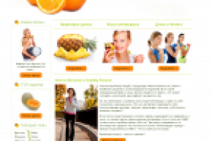 Шаблон Сайта Joomla 2.5 Диета Похудание :-)