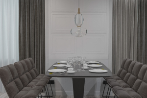 Дизайн кухни-столовой