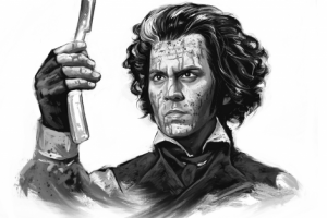 Иллюстрация по фильму Суини Тодд