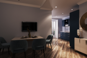 проект кухни-гостиной