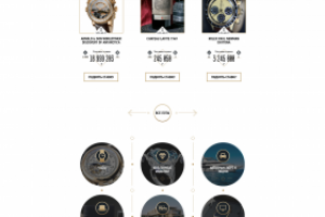 Лендинг для сайта с аукционами