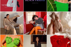 Создание визуала для магазина одежды (9 постов)