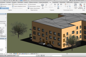 проектирование здания в revit