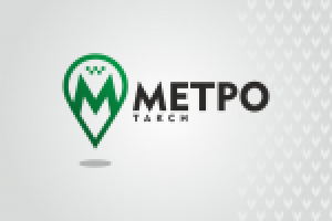 Разработка логотипа такси "Метро"