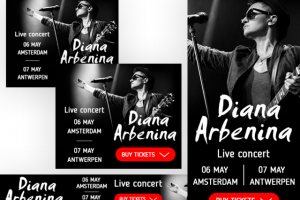 Баннеры для КМС - Афиша концерта