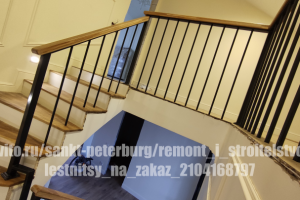 Лестница и перила из дуба