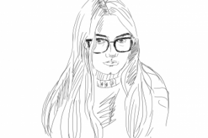 Портрет по фото в чб