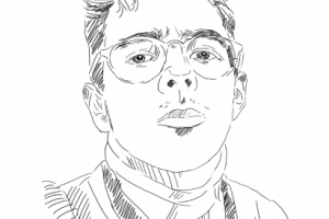 Портрет по фото в чб