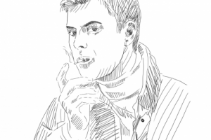 Портрет по фото в чб