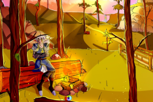 Ночной эльф в долине.