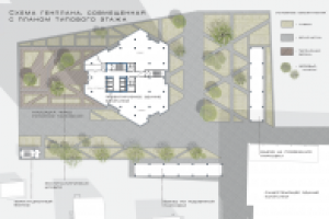 Схема генплана офисного здания IT-компании