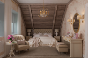 Спальня в загородном доме