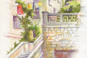 Рисунок цветными карандашами