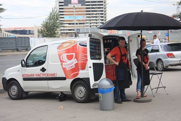 Название для сети мобильных кофеен