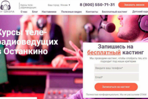 Landing Page Шоу-Школа