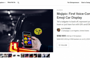 MOJIPIC 587000$ in IndieGoGo