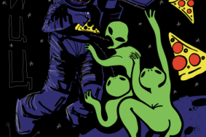 Пицца в космическом пространстве